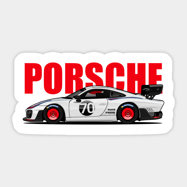 Porsche 935 Sticker by cturs